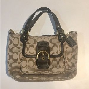 Coach Crossbody Signature Mini Tote Purse Bag
